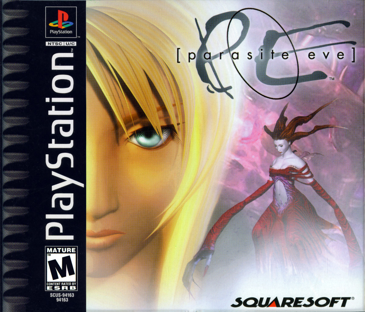 Original North American Parasite Eve PlayStation jewel case.